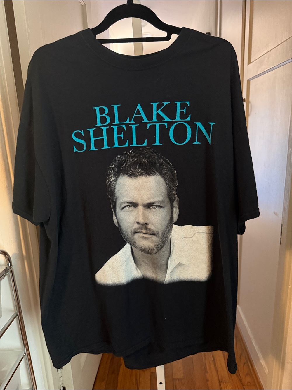 Blake Shelton Black Graphic Short-Sleeve Tee 2017 Tour Shirt